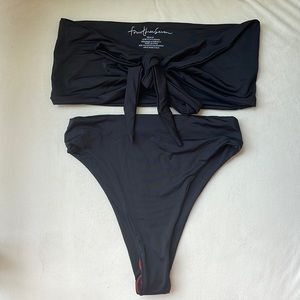 NWT 437 Black Bikini